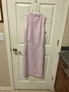 NWT.  Antonio Melani size 0 sleeveless dress.  Fully lined.  Pastel pinky-lilac